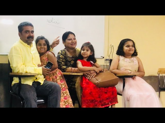 Avadh ojha sir with wife and children
