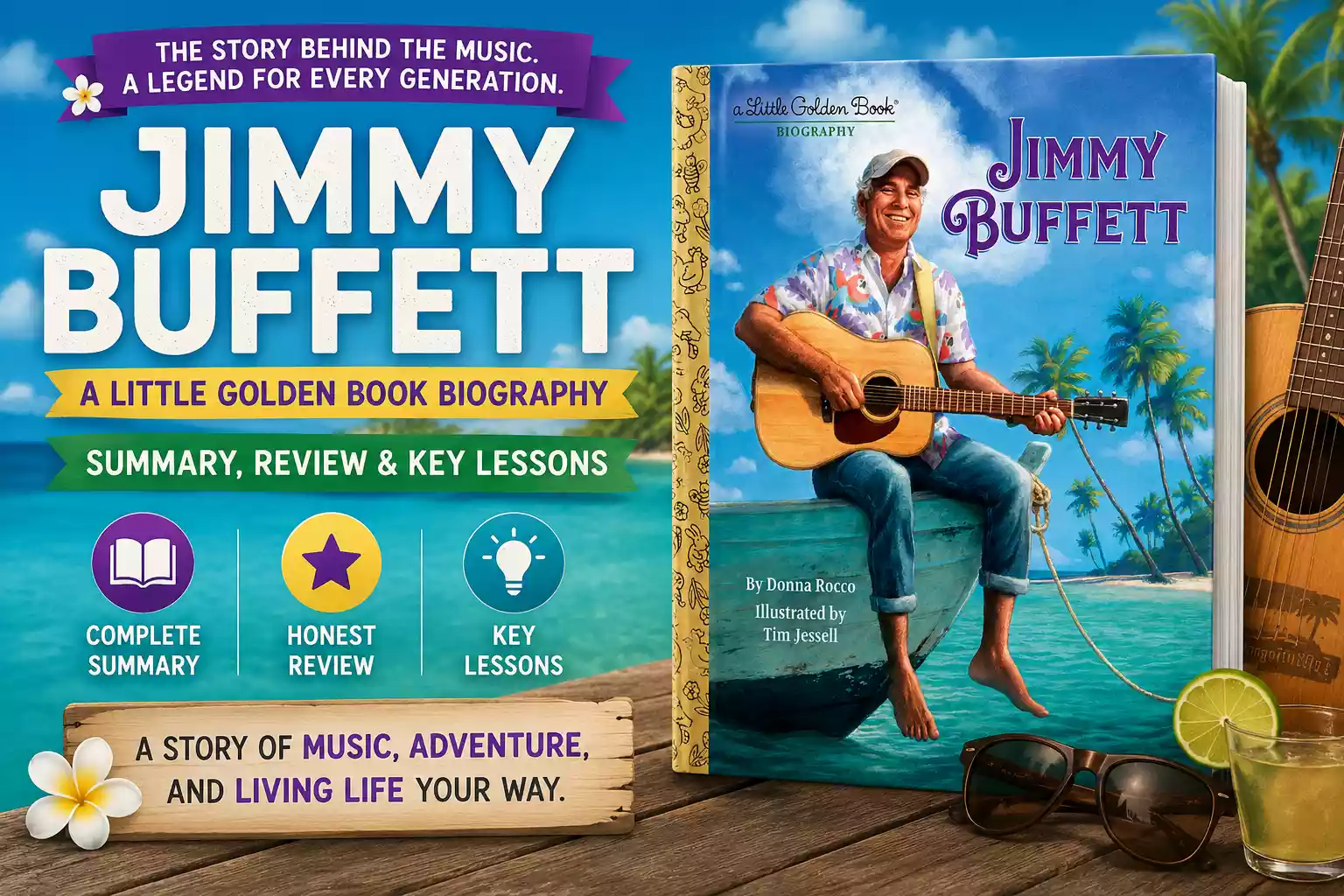Jimmy Buffett: A Little Golden Book Biography Summary, Review & PDF ...