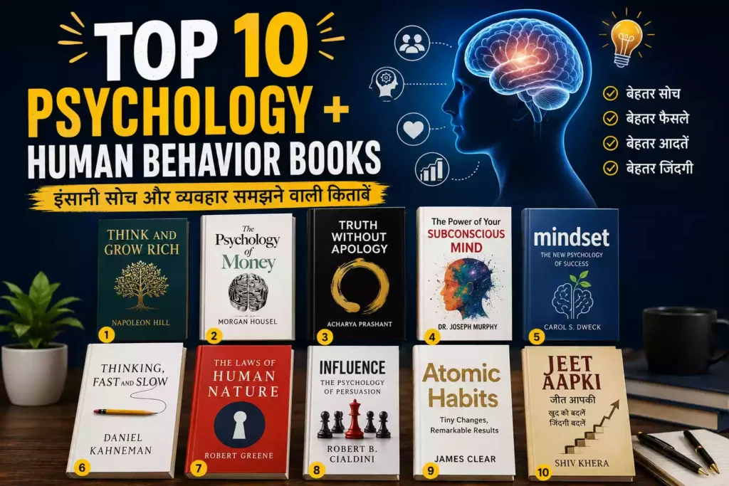 human behavior books in hindi,