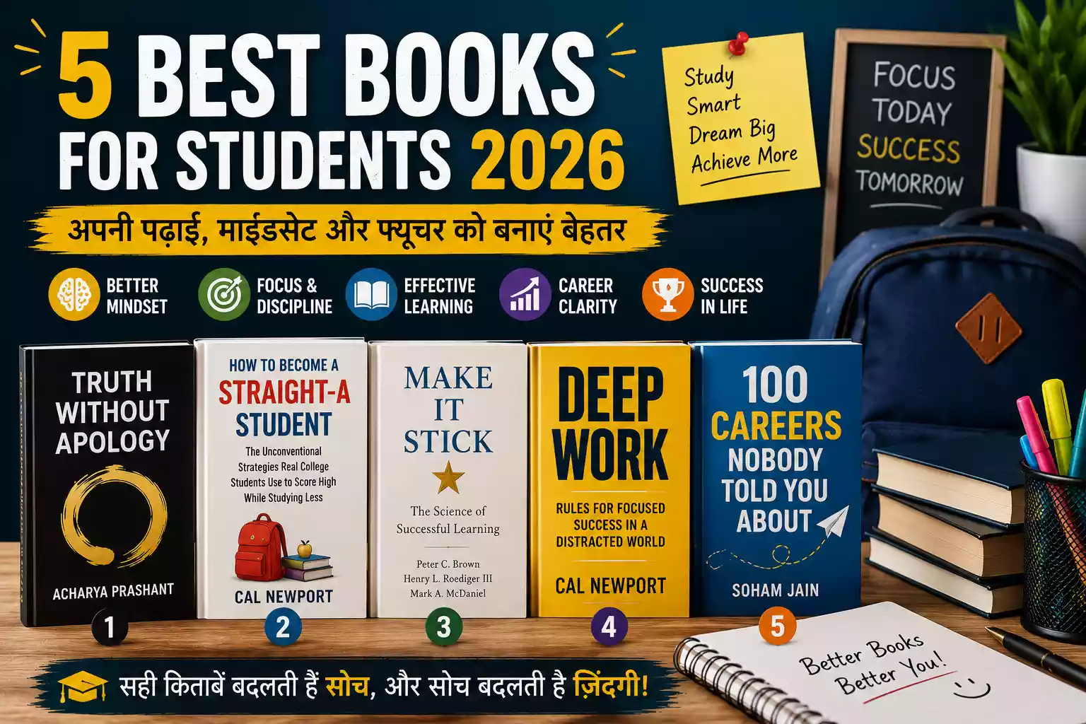 Good Book For R Learning 5 Best Books for Students 2026 | हर Student को पढ़नी चाहिए ये 5 किताबें ...
