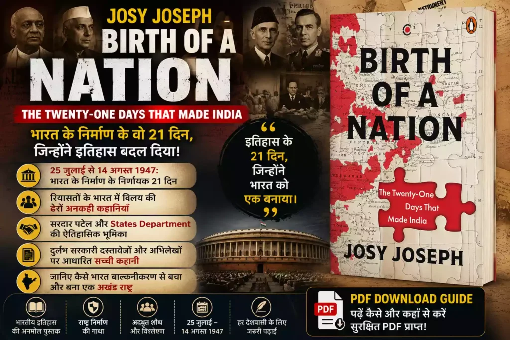 birth of a nation josy joseph book summary & PDF