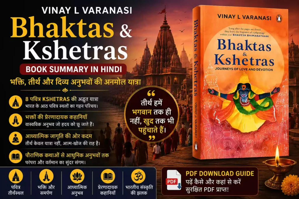 bhaktas & kshetras by vinay l varanasi book summary & PDF