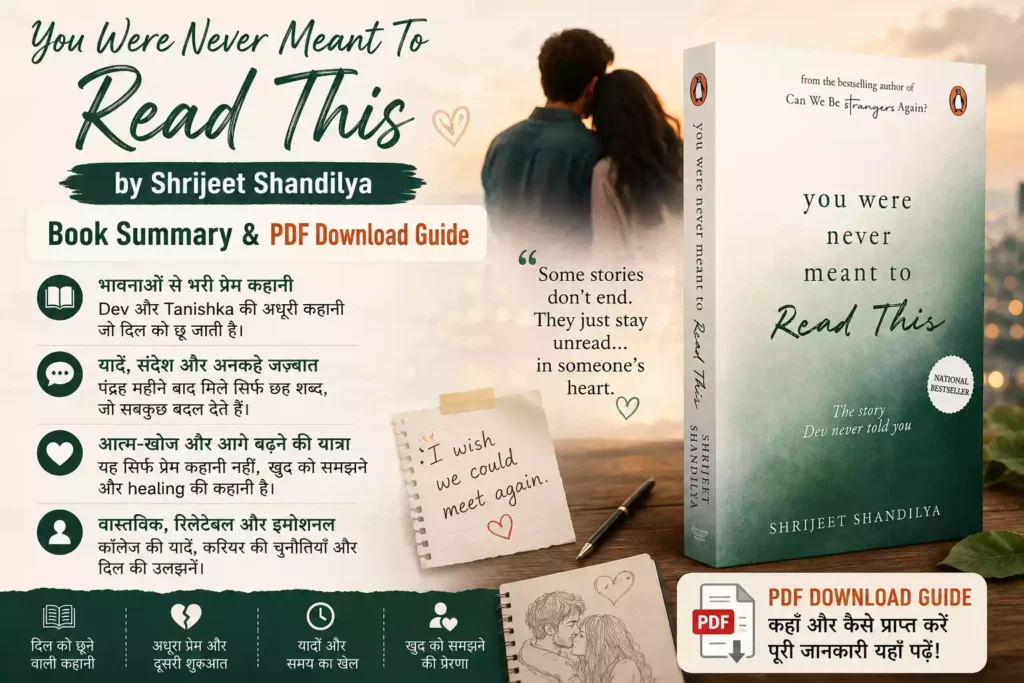 You Were Never Meant To Read This by Shrijeet Shandilya book summary & PDF Download