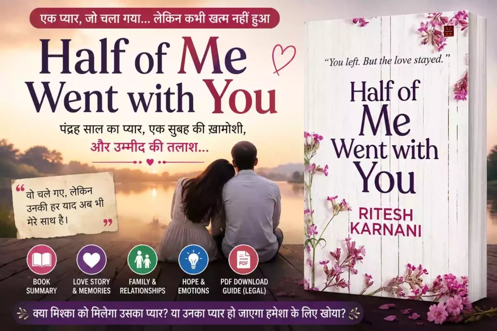 half of me went with you