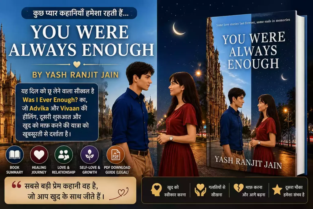 You Were Always Enough by Yash Ranjit Jain book